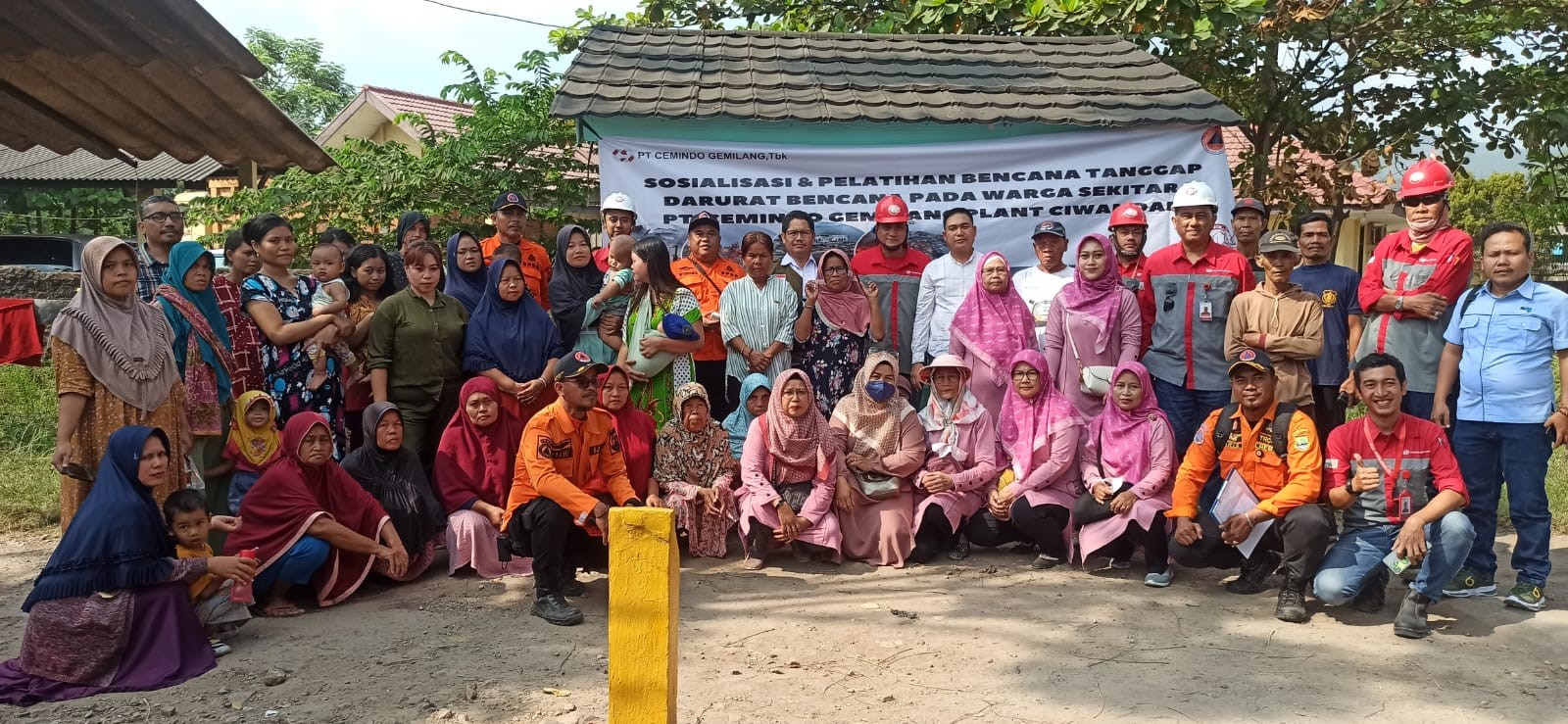 BPBD KOTA CILEGON BERSAMA PT. CEMINDO GEMILANG MELAKUKAN MITIGASI BENCANA BAGI MASYARAKAT DI LINGKUNGAN SEKITAR PERUSAHAAN